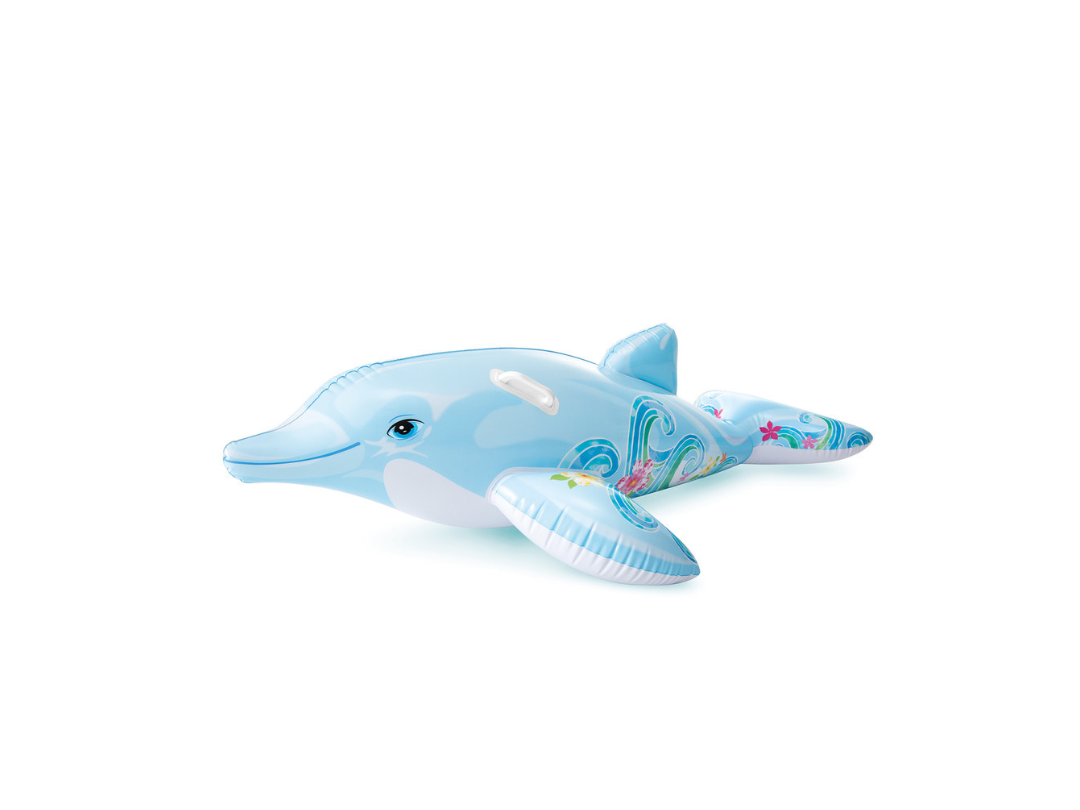 Intex Lil' Dolphin Ride-On Inflatable Pool Float Intex Lil' Dolphin Ride-On Inflatable Pool Float